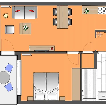 Apartmán Brise Strandresidenz Else Marie App 18 *